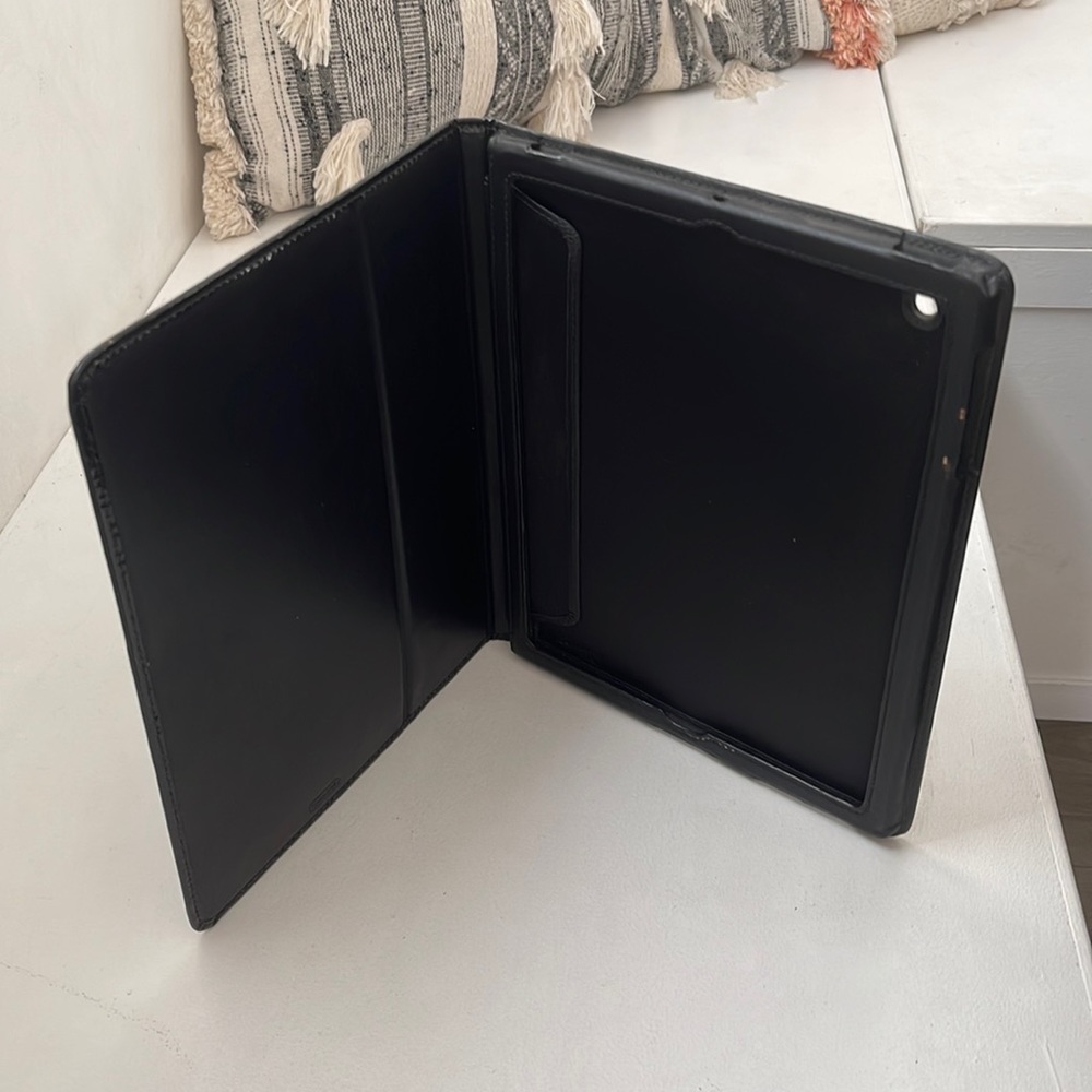 Black Coach iPad case